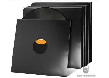 MUSIC MAT - Copertine con Foro per LP / 12, Cartoncino NERO forza 300gr / m² MUSIC MAT - Copertine con Foro per LP / 12, Cartoncino NERO forza 300gr / m²