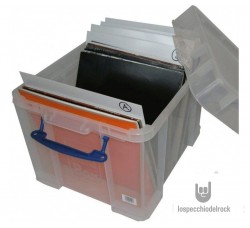 Contenitore 100 LP Really Useful Box XLL • Coperchio Alto • Antiurto e Impilabile Contenitore 100 LP Really Useful Box XLL • Coperchio Alto • Antiurto e Impilabile