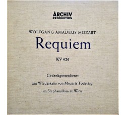 Wolfgang Amadeus Mozart – Requiem KV 626 - 2 x Vinile, LP, Uscita: 1958