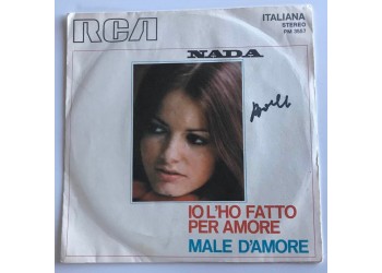 Nada – Io L'Ho Fatto Per Amore  - Nov 1970 - 45 RPM 