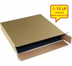 Scatola di Cartone KRAFT per spedire BOX e fino15 LP - cod.60015