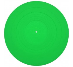 Tappetino MUSIC MAT Slipmats per giradischi  in neoprene  colore verde 3 mm  1pz