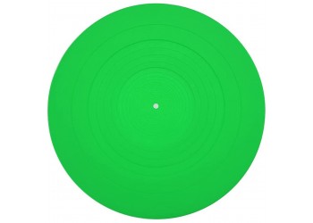 Tappetino MUSIC MAT Slipmats per giradischi  in neoprene  colore verde 3 mm  1pz