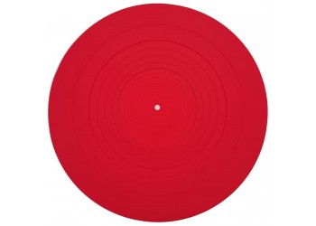 MUSIC MAT Tappetino per giradischi in Gomma Silicone colore ROSSO 3 mm 