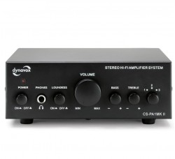 DYNAVOX,  CS-PA1 MK II Mini amplificatore stereo per bassi e alti, jack da 6,3 mm, Cod.207740