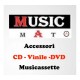 MUSIC MAT - Vassoio per custodia case CD 10.4 mm - colore nero 1-2 alloggi (conf.10 pezzi) 