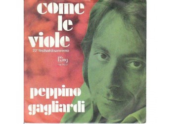 Peppino Gagliardi - Le mie immagini -  Solo copertina (7") 