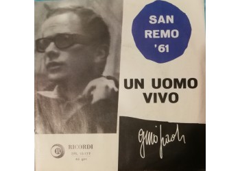 Gino Paoli ‎– Un Uomo Vivo  - Vinile 45 RPM  Uscita: 1998
