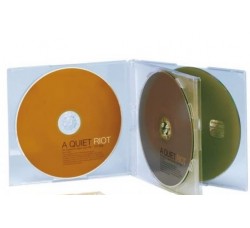 BECO Custodie Multi slim per 4 CD o DVD  (Conf. 5 CD)