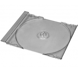 CD TRAY JewelCase  Trasparente per 1 CD (solo tray)  Cod.BOX112
