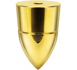 DYNAVOX Piedini Punte Cromo (gold) in ottone a basso rumore di alta qualità 