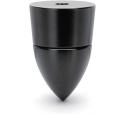 DYNAVOX Piedini Punte Cromo (black) in ottone a basso rumore di alta qualità 