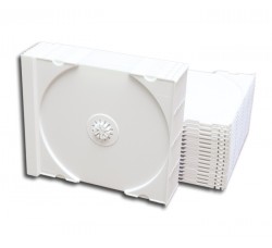 CD TRAY per JEWEL CASE colore Bianco macchinabili per 1 CD o DVD - Cod.3001A
