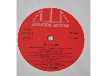  Billy Preston – On The Air - Vinile, LP, Album Uscita 1984