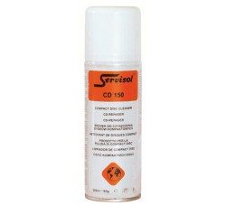 SERVISOL - Detergente per una pulizia delicata di CD/DVD 200ml Cod.204050