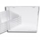 CUSTODIA per CD / DVD Clear Senza TRAY, Ideale per imballaggio a macchina 