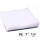 MUSIC MAT - Buste esterne per dischi 45 giri 7" - PE150 mµ, dim.192x192.mm (50 buste)