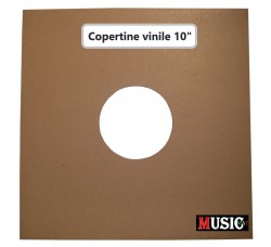 Copertine per dischi vinile 10" pollici / 78 giri / 25 cm / marrone scuro / pezzi 10 