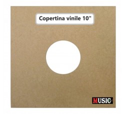 Copertine per dischi vinile 10" pollici / 78 giri / 25 cm / marrone naturale / pezzi 10
