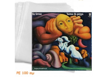MUSIC MAT - Buste ESTERNE per vinile, LP/DLP, PE antistatico 100 mµ (confezione 50.pz)