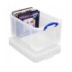REALLY USEFUL - Scatola Contenitore  Antiurto trasparente per 135/150 dischi vinile 12"/LP 