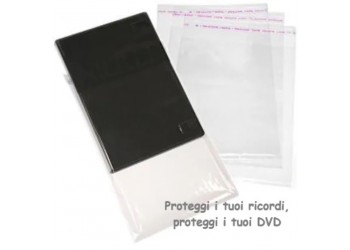 MM - Bustine antistatiche richiudibili per custodie dvd – PPL 40 mµ, 100 pezzi 