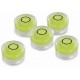 DYNAVOX 207459 - Mini livella a bolla trasparente per testine e giradischi - Diametro Ø18 mm Altezza: 9 mm 