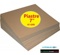 AV_BOX - Piastre di rinforzo cartone KRAFT per spedire dischi 45 giri 