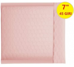 BUSTA SACCHETTO A BOLLE D'ARIA AUTOADESIVA PER 1/5 DISCHI 7", VINILI 45 GIRI, Cod.60524