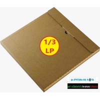 Scatola di cartone Kraft per spedire (1/3) dischi vinile 12" LP 33 giri 