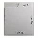 Separatore "MUSIC MAT" Mod. Roma per 7" RPM 45 giri / FOREX colore Bianco 