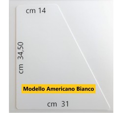 Separatore "MUSIC MAT" per 12"/LP modello Americano colore bianco / F2006 