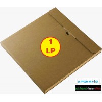 Scatola di cartone Kraft per spedire (1) disco vinile 12" LP 33 giri