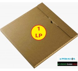 AV_BOX - Scatola di cartone KRAFT per spedire (1) disco vinile 12" LP 33 giri