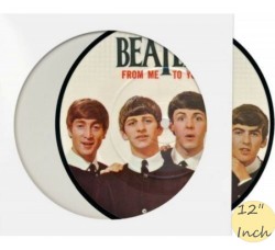 Copertine per dischi Picture disc 12", colore BIANCO con interno bianco - 10 pezzi