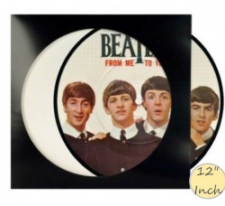 MM - COPERTINE COLORE NERO PER 12" PICTURE DISC (10 COPERTINE) 