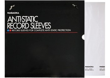 Buste interne NAGAOKA PEHD 20 per LP /12" Antistatiche, Antigraffio, Antimuffa Cod.23176