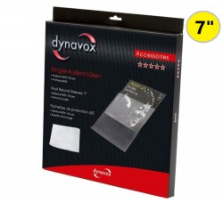 Buste esterne DYNAVOX dischi Vinili 7" Inch PEHD 100mµ (dim.187x190mm) Cod.207807 
