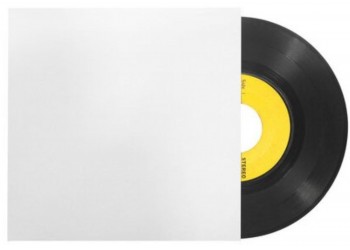 MUSIC MAT - BUSTE INTERNE SFODERATE Senza foro per Vinile 45 GIRI colore Bianco (25.buste) 