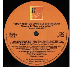 Teddy Reno ‎– Un Uomo E Le Sue Stagioni - Vinyl, LP, Uscita: 1985 