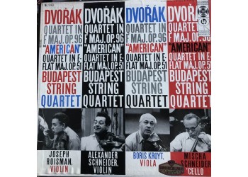 Antonín Dvořák-Quartet In F Maj. Op. 96 "American" / Quartet In E-flat Maj. Op. 51 - Vinile, LP, Mono - Uscita: 1956