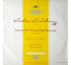 Anton Bruckner-Sinfonie Nr. 7 E-dur (Originalfassung) ‧ 1. Satz Und 4. Satz - Vinile, LP, Repress, Mono - Uscita: 1960 