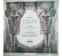 Wolfgang Amadeus Mozart - Concerto No. 24 In C Minor, K.491 - Vinile, LP, Mono - Uscita: 1958