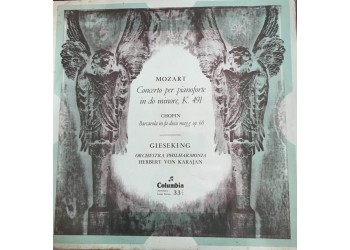 Wolfgang Amadeus Mozart - Concerto No. 24 In C Minor, K.491 - Vinile, LP, Mono - Uscita: 1958