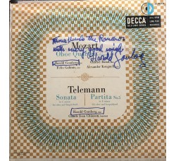 Mozart, Telemann – Oboe Quartet In F Major, K.370 / Sonata In C Minor, Partita No. 5 In E Minor - Vinile, LP, Album, Repress, Mono - Uscita: 1965