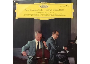Pierre Fournier - LPM18603 Pierre Fournier , Cello · Friedrich Gulda , Piano - Ludwig van Beethoven- Vinile, LP, Album, Mono - Uscita: 1960