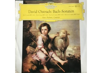 Bach - David Oistrach, Hans Pischner ‎– David Oistrach: Bach-Sonaten - Vinyl, LP, Mono - Uscita: 1961