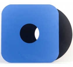 Buste interne MUSIC MAT Sagomate FODERATE LP 12" colore BLUE, carta 90 g/m² (25pz) Cod.23160