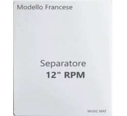 Separatore "MUSIC MAT" Mod. Francese per 12"/LP / PPL colore Bianco / 60384