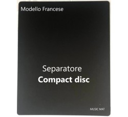 Separatore "MUSIC MAT" Mod. Francese per CD / PPL colore Nero / 60381